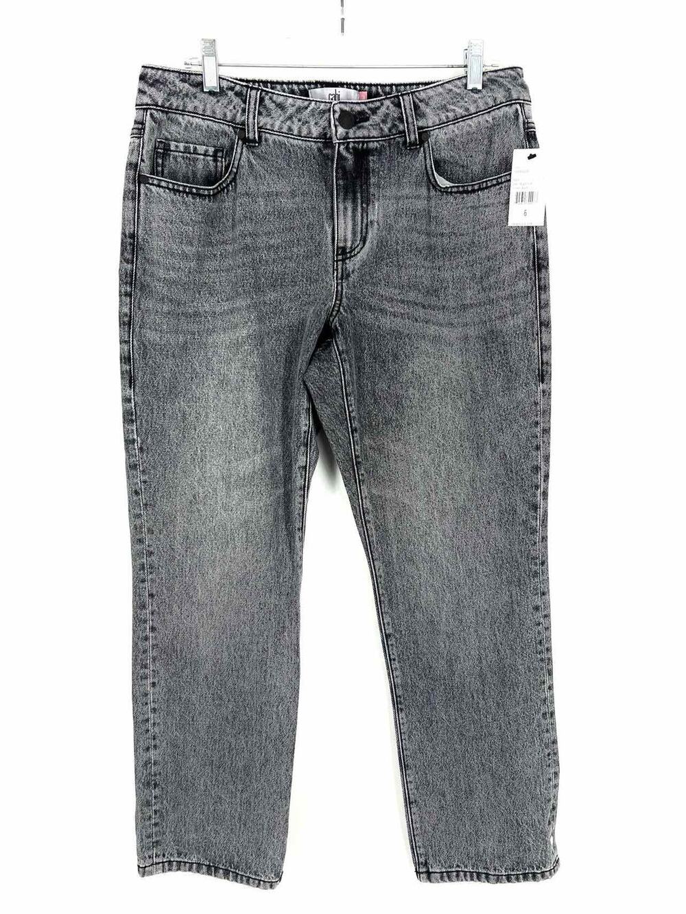 Cabi Size 6 Gray Mineral Wash Denim NEW Premium Denim Jeans